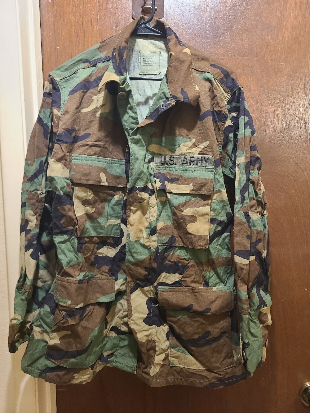 US Army Woodland Pattern, Size Medium Reg, Pre-owned, please review photos